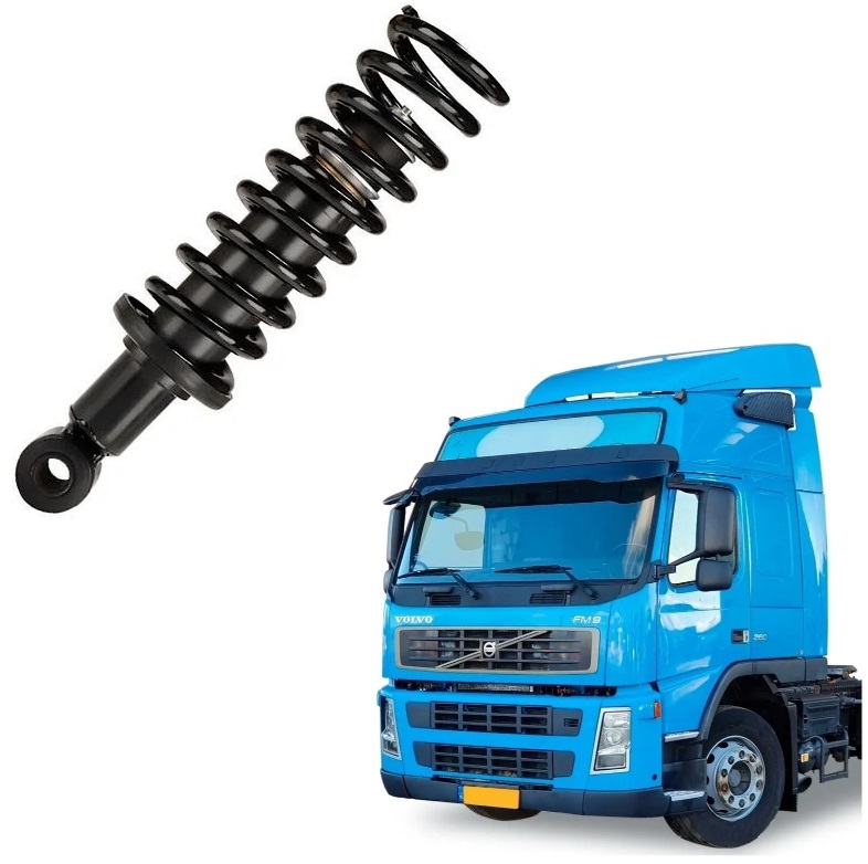 Amortecedor Cabine Caminhão Volvo FH de 2004 a 2009 Com Mola (Dianteiro)- 3198836