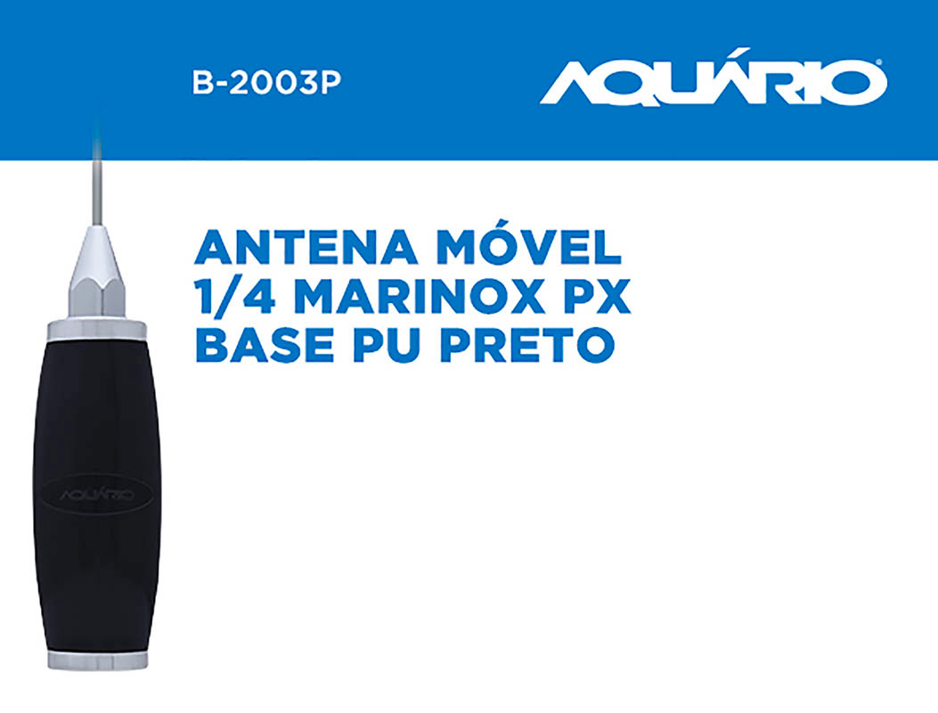 Antena PX 11M Maria Mole 1/4 de Onda Base PU