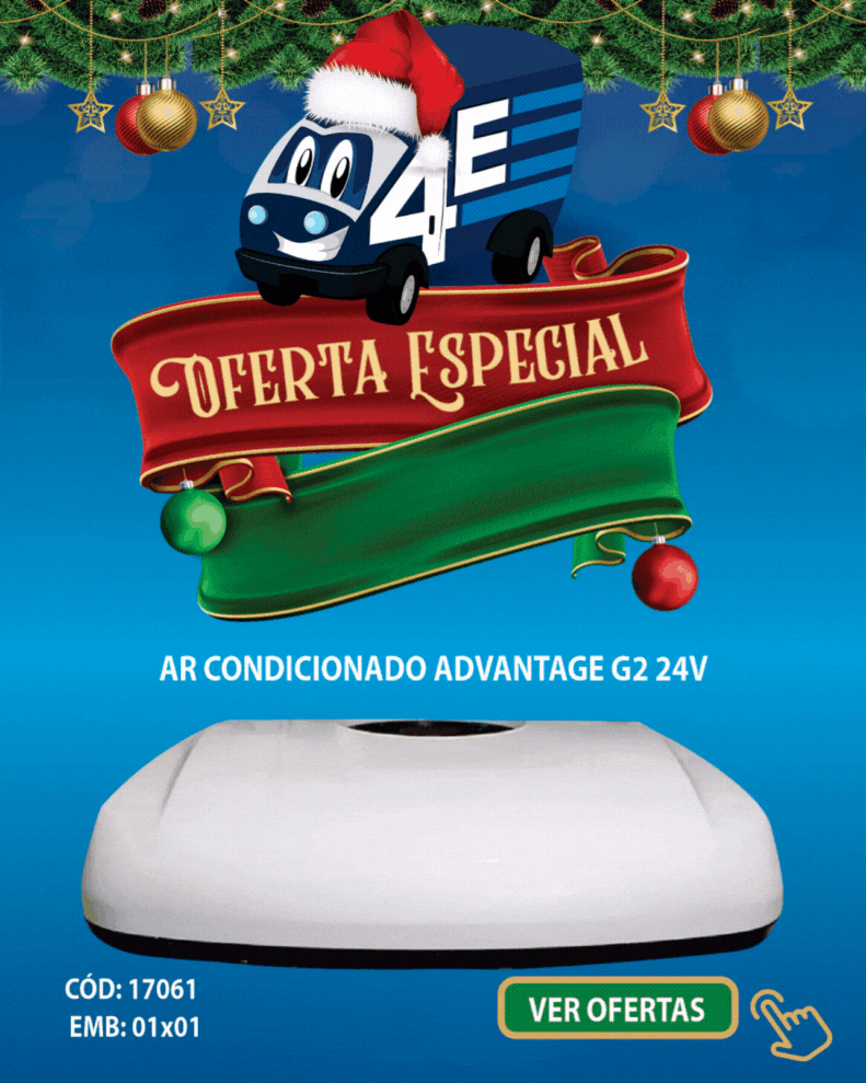 Frota de caminhões 4E Atacadista em operação