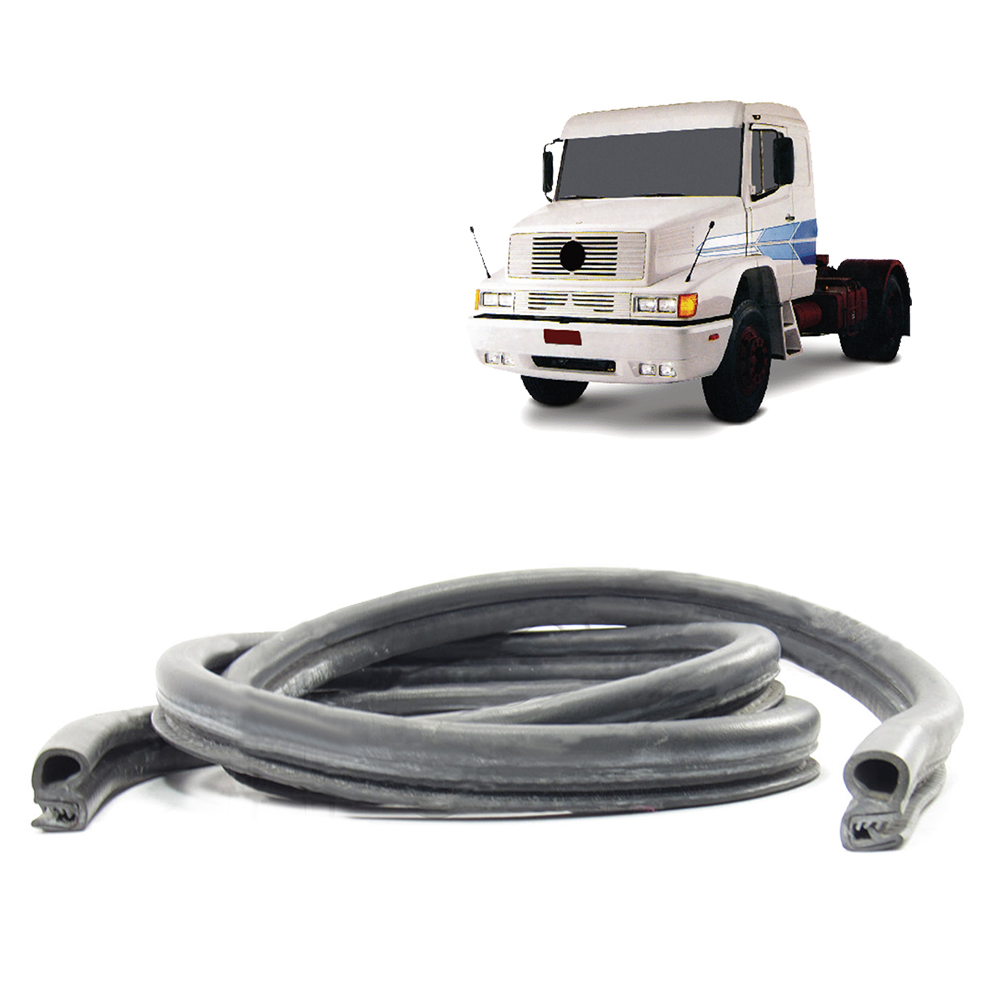 Borracha Capô Externo Caminhão Mercedes-Benz 709, 912, 1989 a 2011