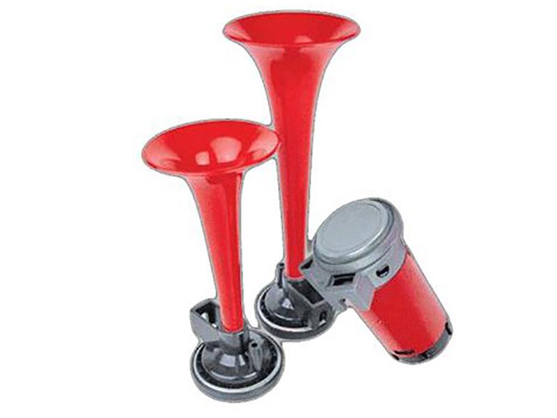 Buzina A Ar Eletrica 2 Corneta Com Compressor 12V - GB1066
