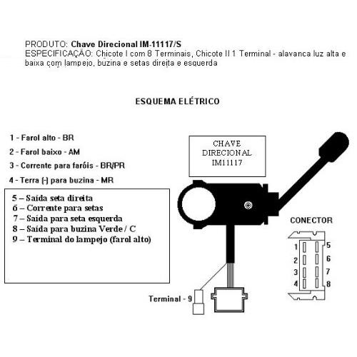 Chave Seta Mb 608/708 72/88 com Lampejo - 3085457024