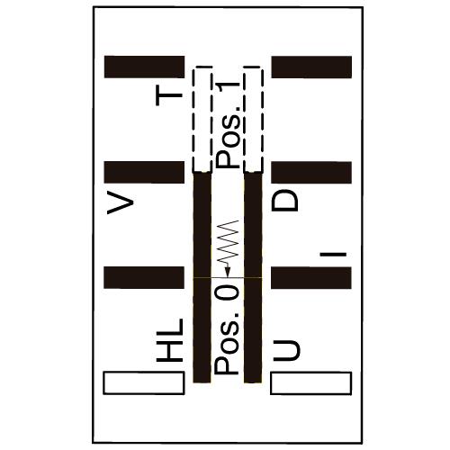 Chave Tecla Esguicho Caminhão Mercedes-Benz 1113, 2213, 1982 a 1988 - 3505458414
