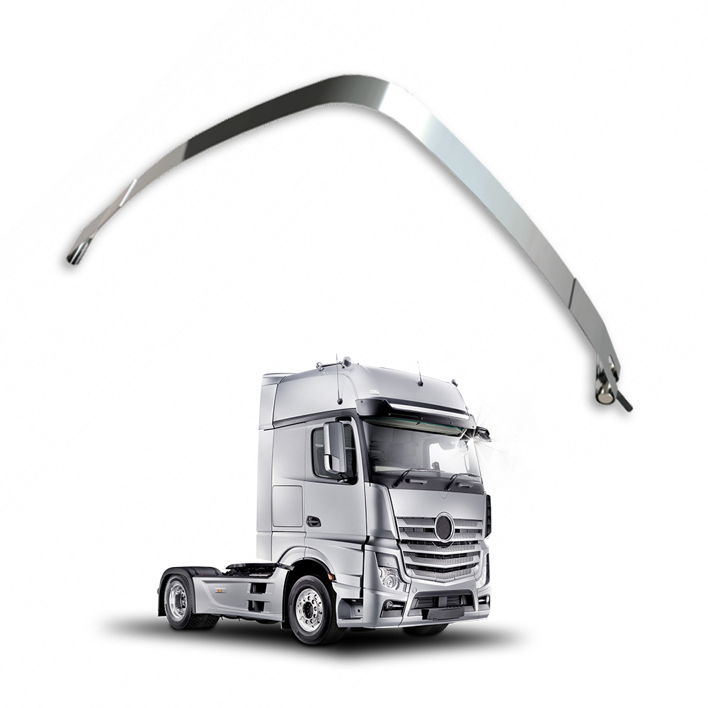 Cinta Tanque Retangular Caminhão Mercedes-Benz Actros 550L, 650L, 780LTS - Inox