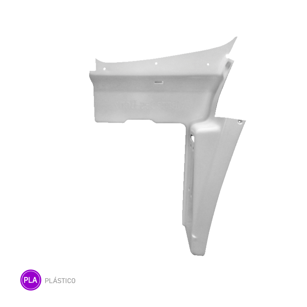 Cobertura Estribo Caminhão Mercedes-Benz 1938, 1634-LS Lado Direito - 6966800207