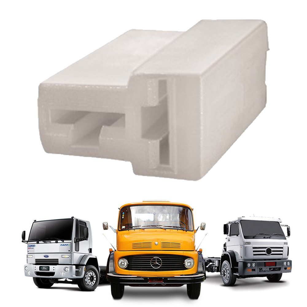 Conector 2 Vias Femea Conector 2 Vias Femea