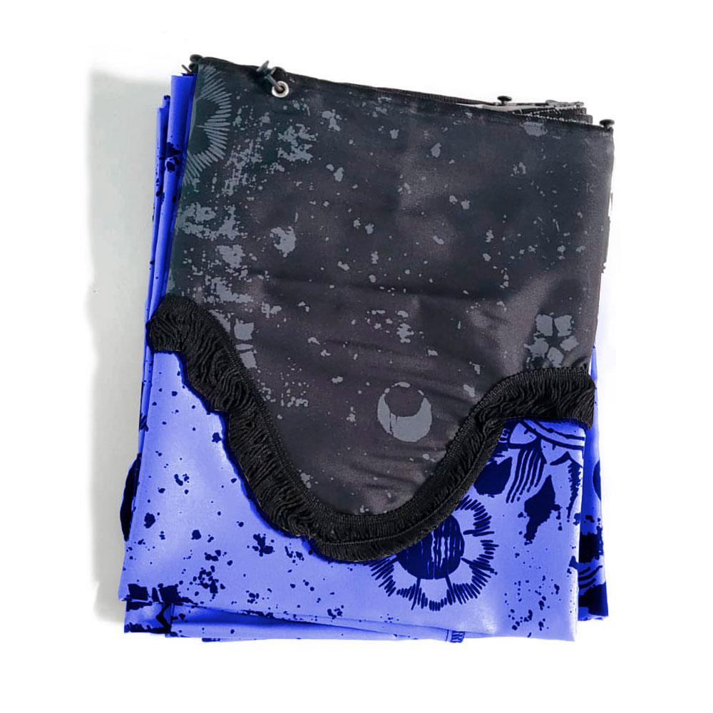 Cortina Especial Vl NL 5 Pecas anos 93/95 Completa Azul (Traseira/Divisoria/Dianteira)