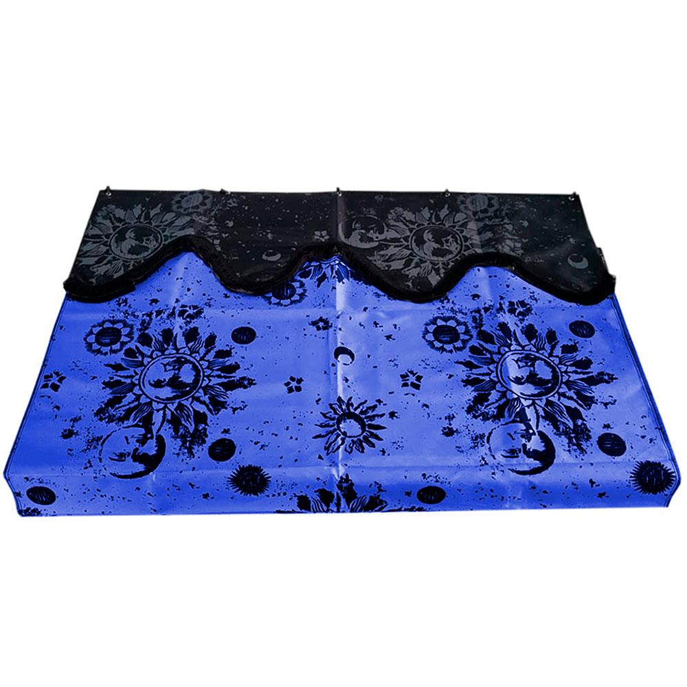 Cortina FD Cargo Especial c/estampa Completa 3 pcs - Azul