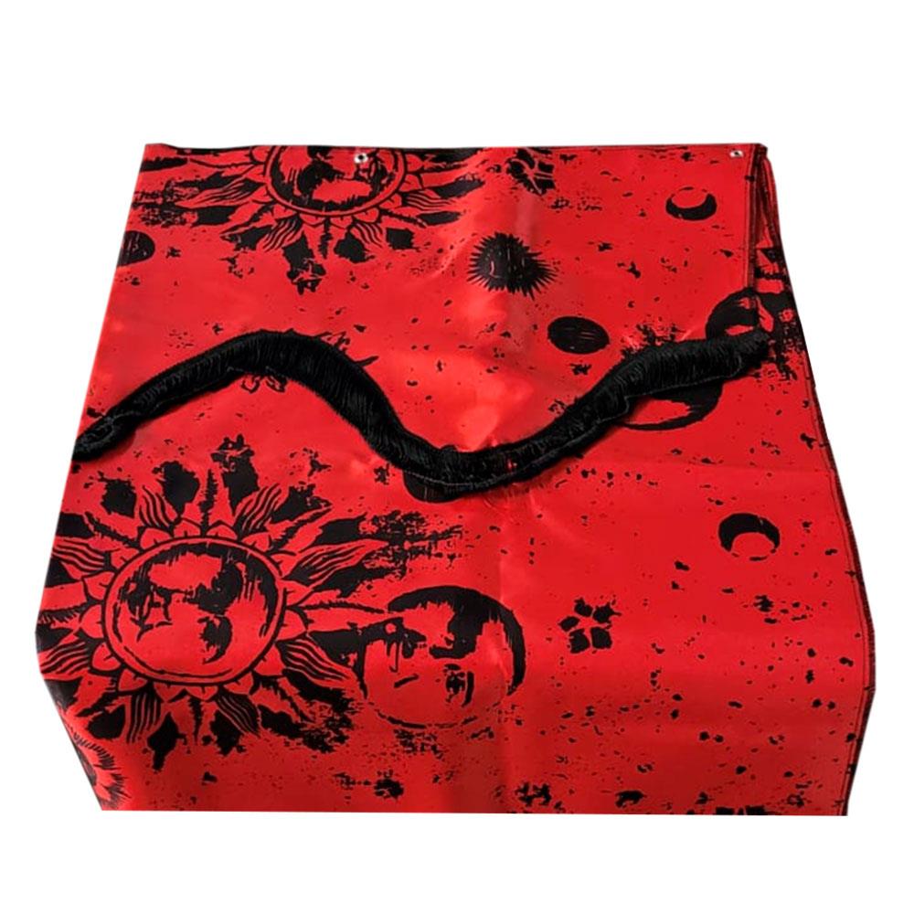 Cortina Caminhão Volkswagem Constellation Cabine Baixa Especial Com Estampa 3 Pecas - Vermelha