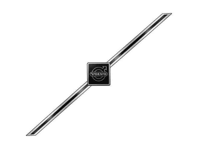 Emblema Grade Caminhão Volvo NL 1989 a 1999 Transversal