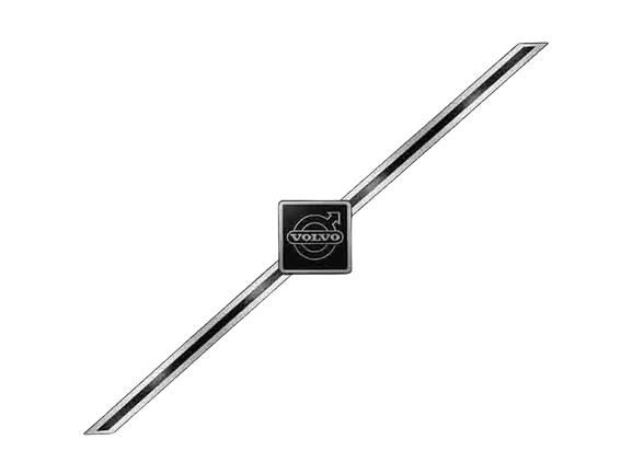 Emblema Grade Caminhão Volvo NL 1989 a 1999 Transversal