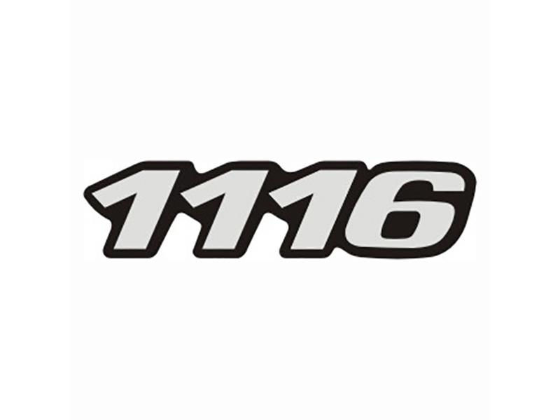 Emblema Identificação Resinado Caminhão Mercedes-Benz 1116 - 01 Par