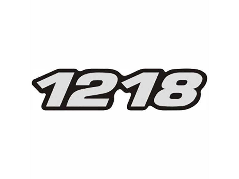Emblema Identificação Resinado Caminhão Mercedes-Benz 1218 - 01 Par