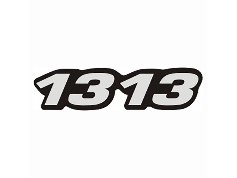 Emblema Identificação Resinado Caminhão Mercedes-Benz 1313 -01 Par