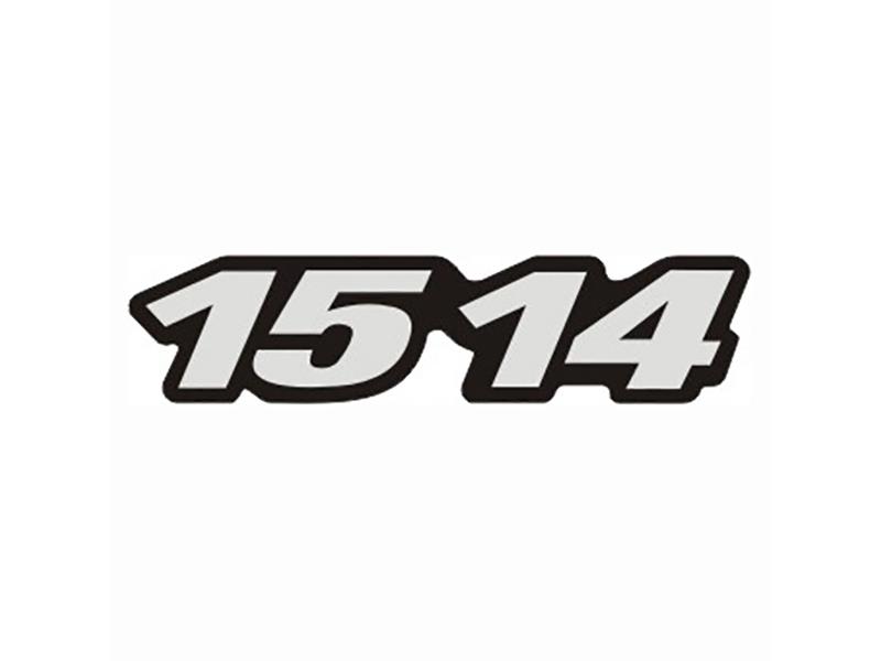 Emblema Identificação Resinado Caminhão Mercedes-Benz 1514 - 01 Par
