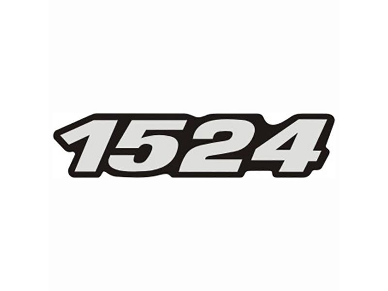 Emblema Identificação Resinado Caminhão Mercedes-Benz 1524 - 01 Par