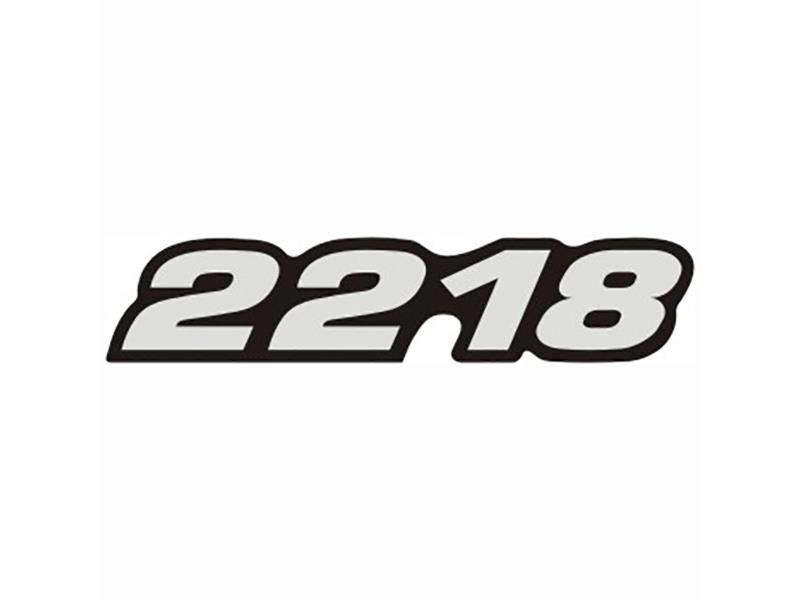 Emblema Identificação Resinado Caminhão Mercedes-Benz 2218 - 01 Par