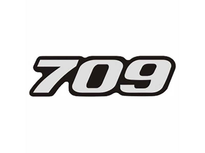 Emblema Identificação Resinado Caminhão Mercedes-Benz 709 - 01 Par