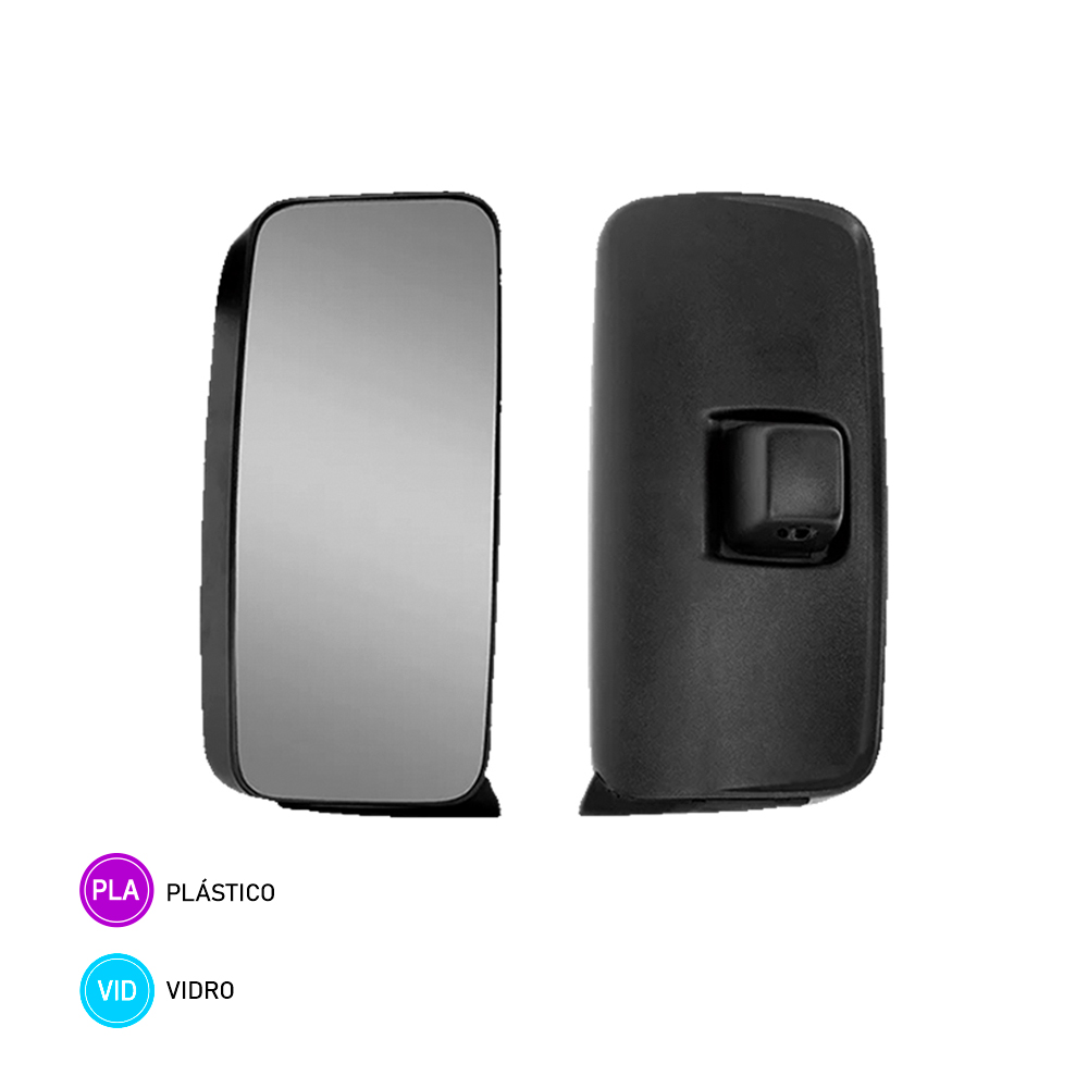 Espelho Retrovisor Caminhão Mercedes-Benz Axor Elétrico, sem Desembaçador  Lado Direito - A0028101416