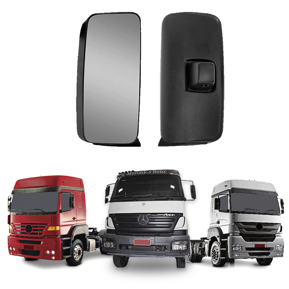 Espelho Retrovisor Caminhão Mercedes-Benz Axor Elétrico, sem Desembaçador  Lado Direito - A0028101416