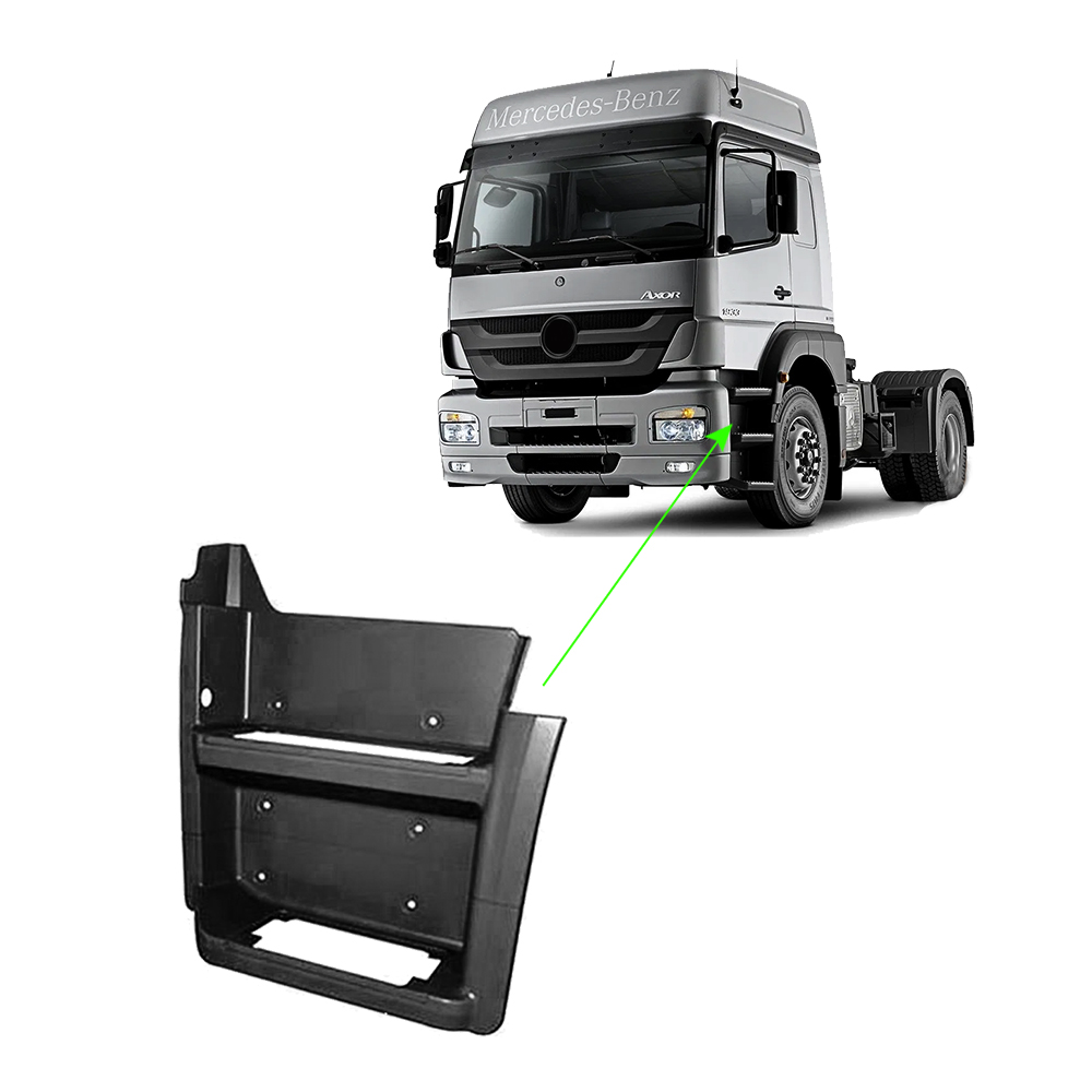 Estribo Caminhão Mercedes-Benz Axor 1933 após 2005 Lado Esquerdo - 9406660801 Estribo Caminhão Mercedes-Benz Axor 1933 após 2005 Lado Esquerdo - 9406660801