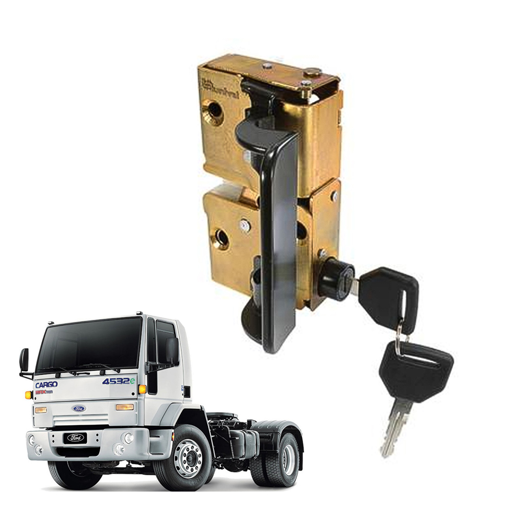 Fechadura Porta Caminhão Ford Cargo Até 2010 Lado Esquerdo - 86HTUE21813AA Fechadura Porta Caminhão Ford Cargo Até 2010 Lado Esquerdo - 86HTUE21813AA