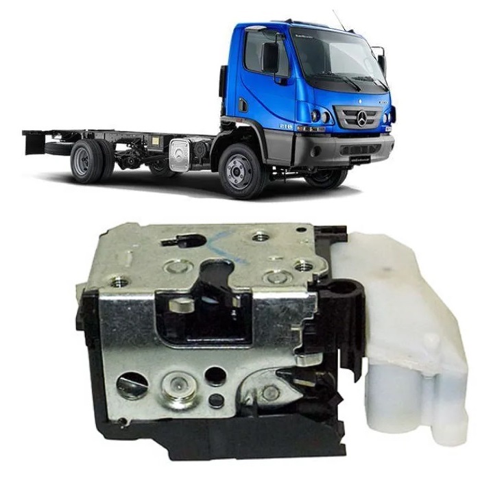 Fechadura Porta Caminhão Mercedes-Benz Accelo 12 Volts Lado Esquerdo - 9797237269