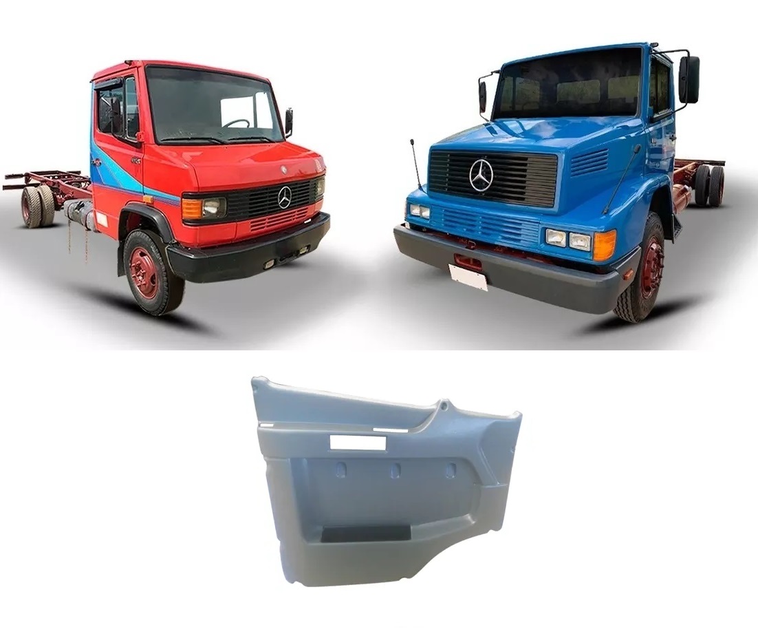 Forro Porta Caminhão Mercedes-Benz 709, 1618, 1935, 19341 de 1989 até 1995 Cinza (Com Bolsa) Lado Direito - 6887208370