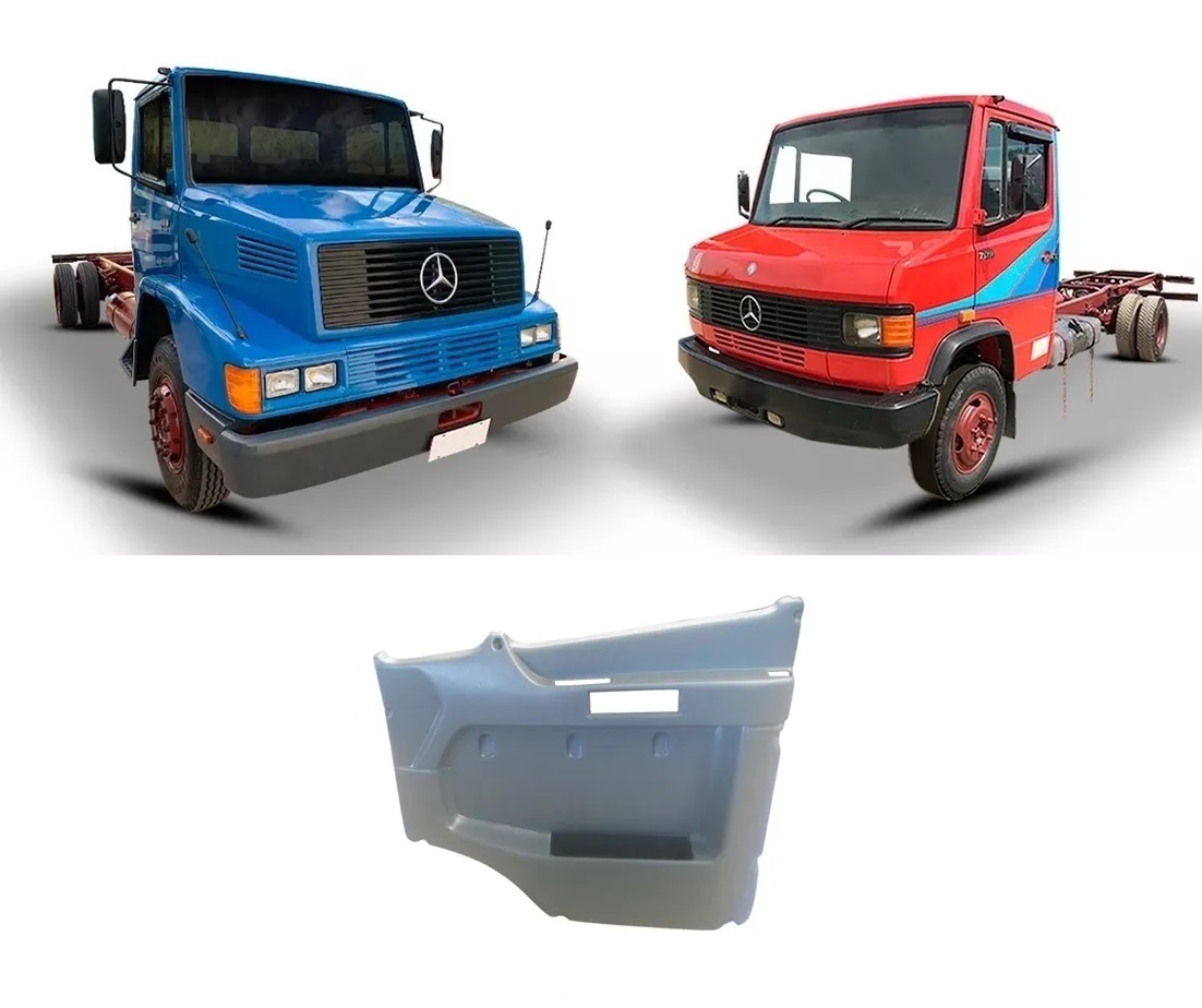 Forro Porta Caminhão Mercedes-Benz 709, 1618, 1935, 19341 de 1989 até 1995 Cinza (Com Bolsa) Lado Esquerdo - 6887209470