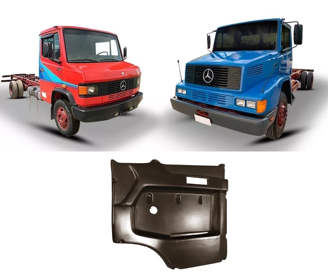 Forro Porta Caminhão Mercedes-Benz 709, 1618, 1935, 19341 de 1989 até 1995 Marrom (Com Bolsa) Lado Direito - 6887208870