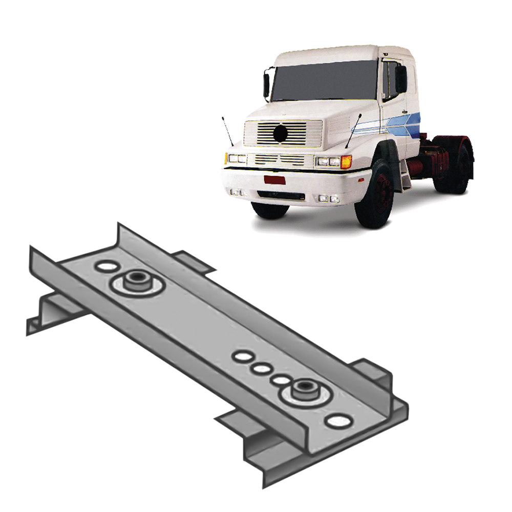 Haste Fixação Tampa Bateria Caminhão Mercedes-Benz 709, 1618, 1989 a 1995