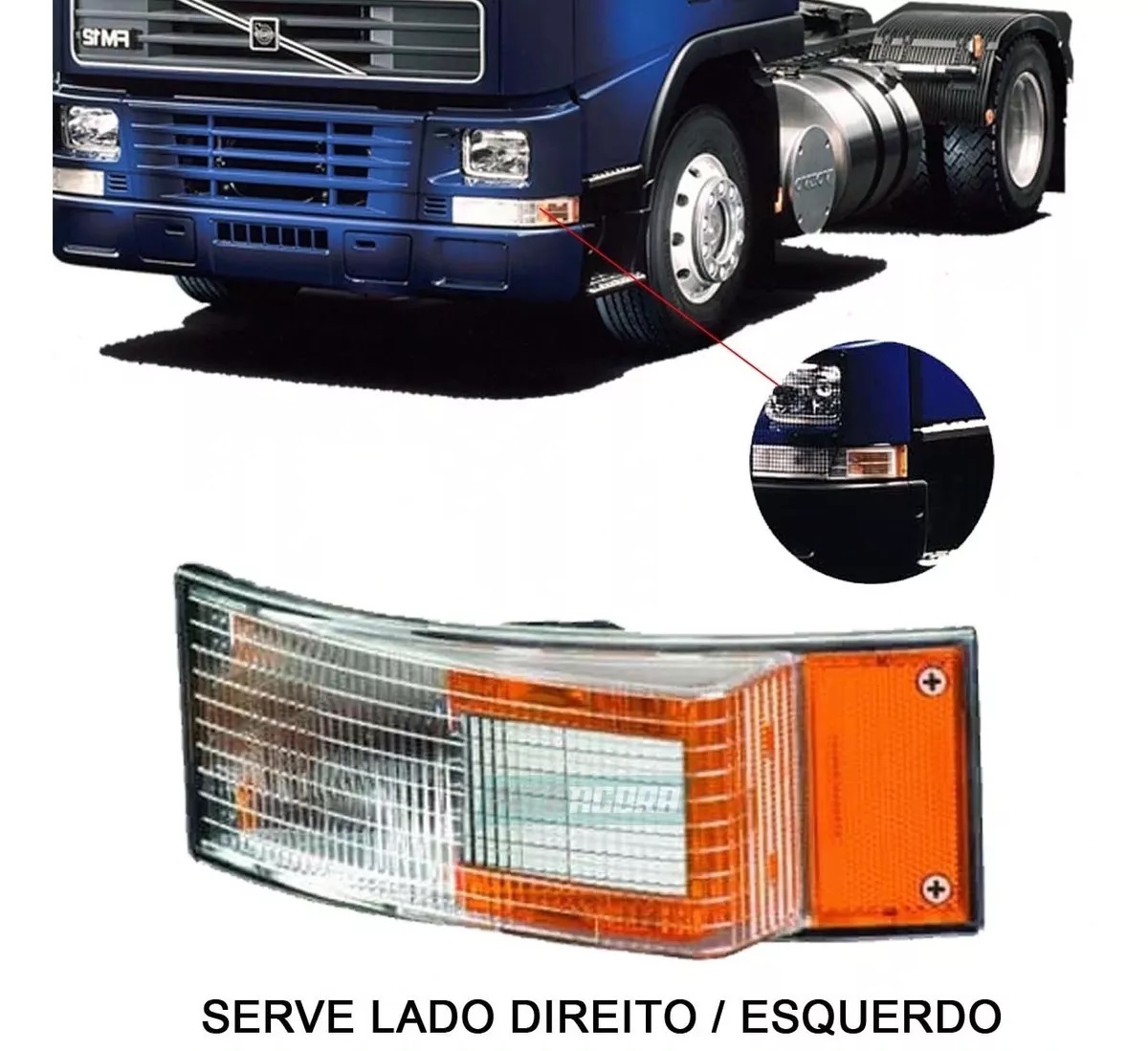 Lanterna Seta Caminhão Volvo FH 1998 A 2004 Lado Direito Ou Lado Esquerdo