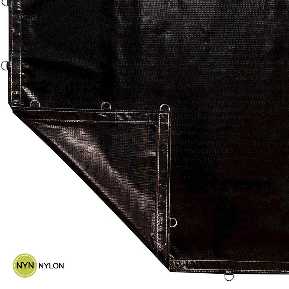 Lona Carga 9 X 5 Metros Preto x Preto - Tradicional