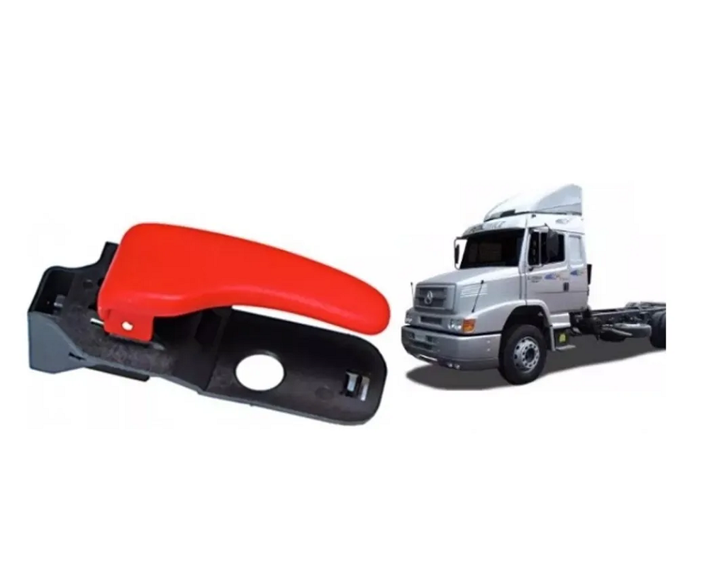 Maçaneta Interna Porta Caminhão Mercedes-Benz 1620 1938-Ls Atron Após 1996 Lado Direito