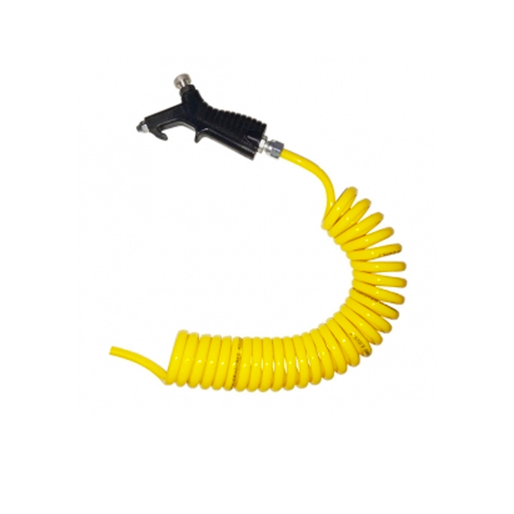 Mangueira Limpeza Cabine com Bico Plastico (P.U) - Amarela