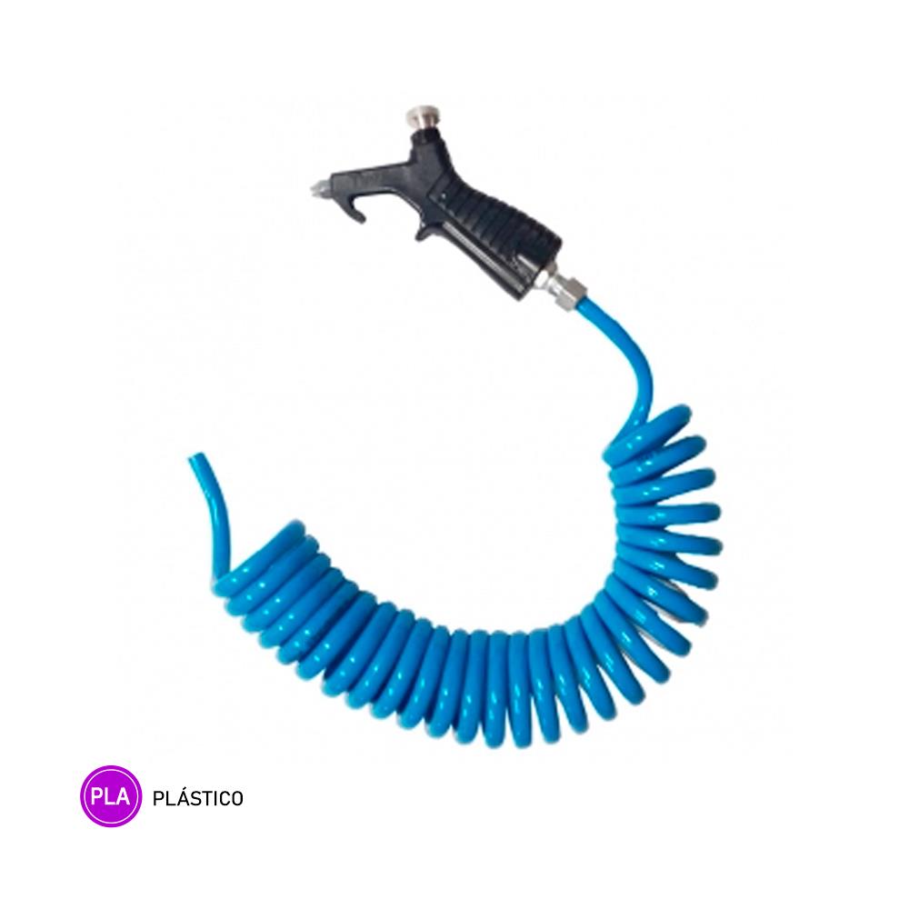 Mangueira Limpeza Cabine com Bico Plastico (P.U) - Azul