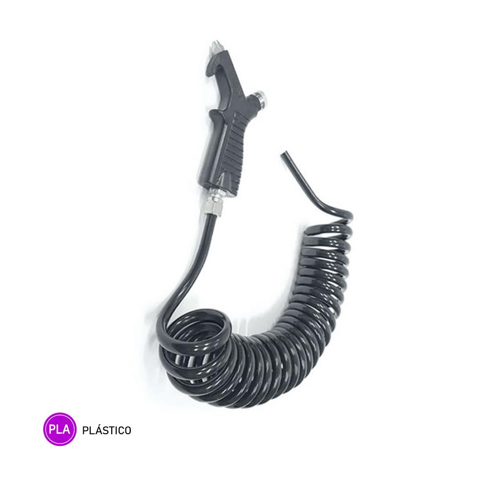 Mangueira Limpeza Cabine com Bico Plastico (P.U) - Cinza