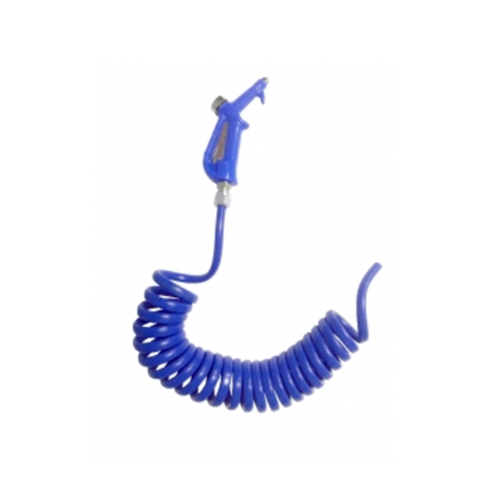 Mangueira Limpeza Cabine com Bico Aluminio (P.U) - Azul
