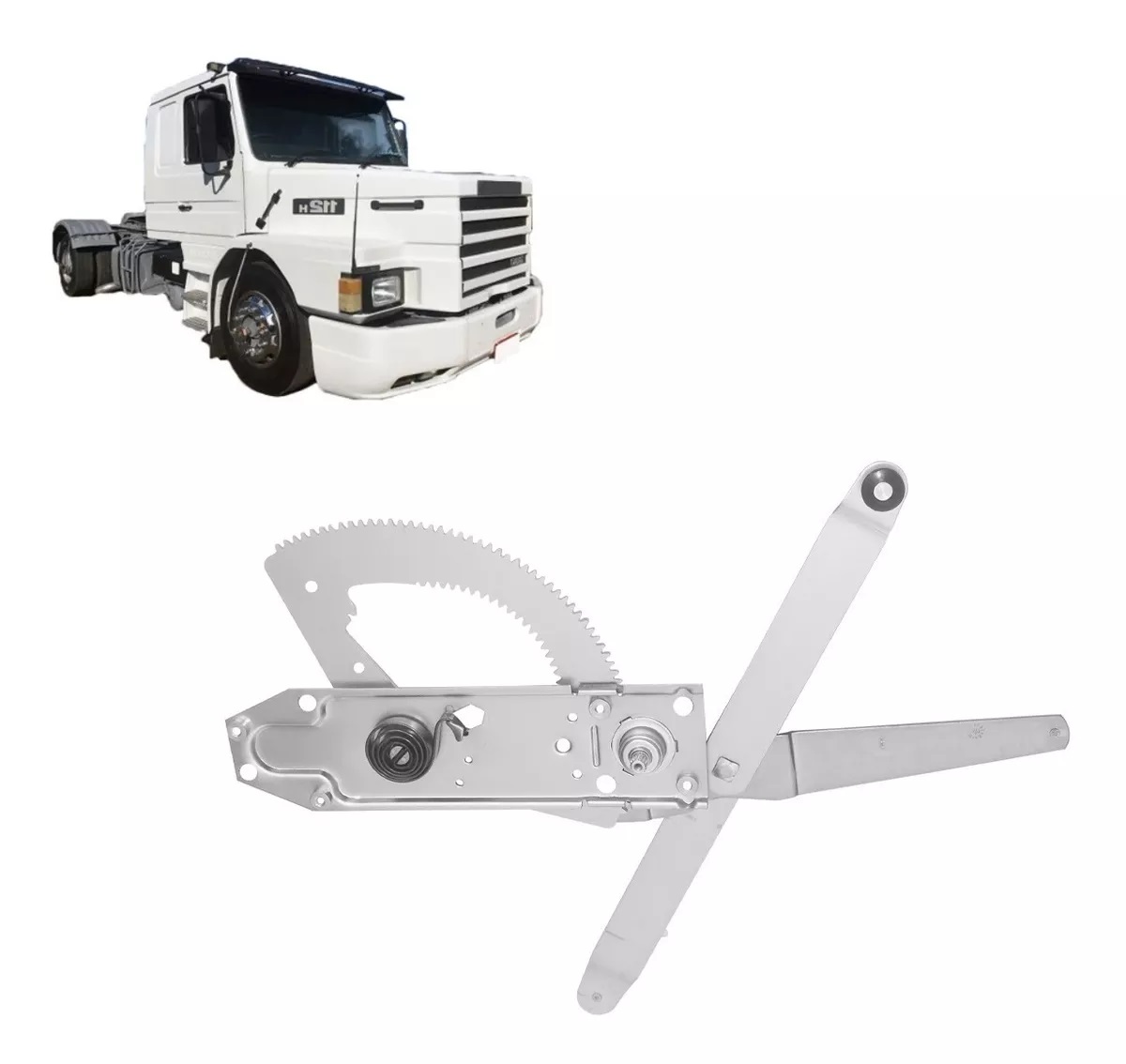 Maquina Vidro Caminhão Scania 112 Lado Direito - 296429