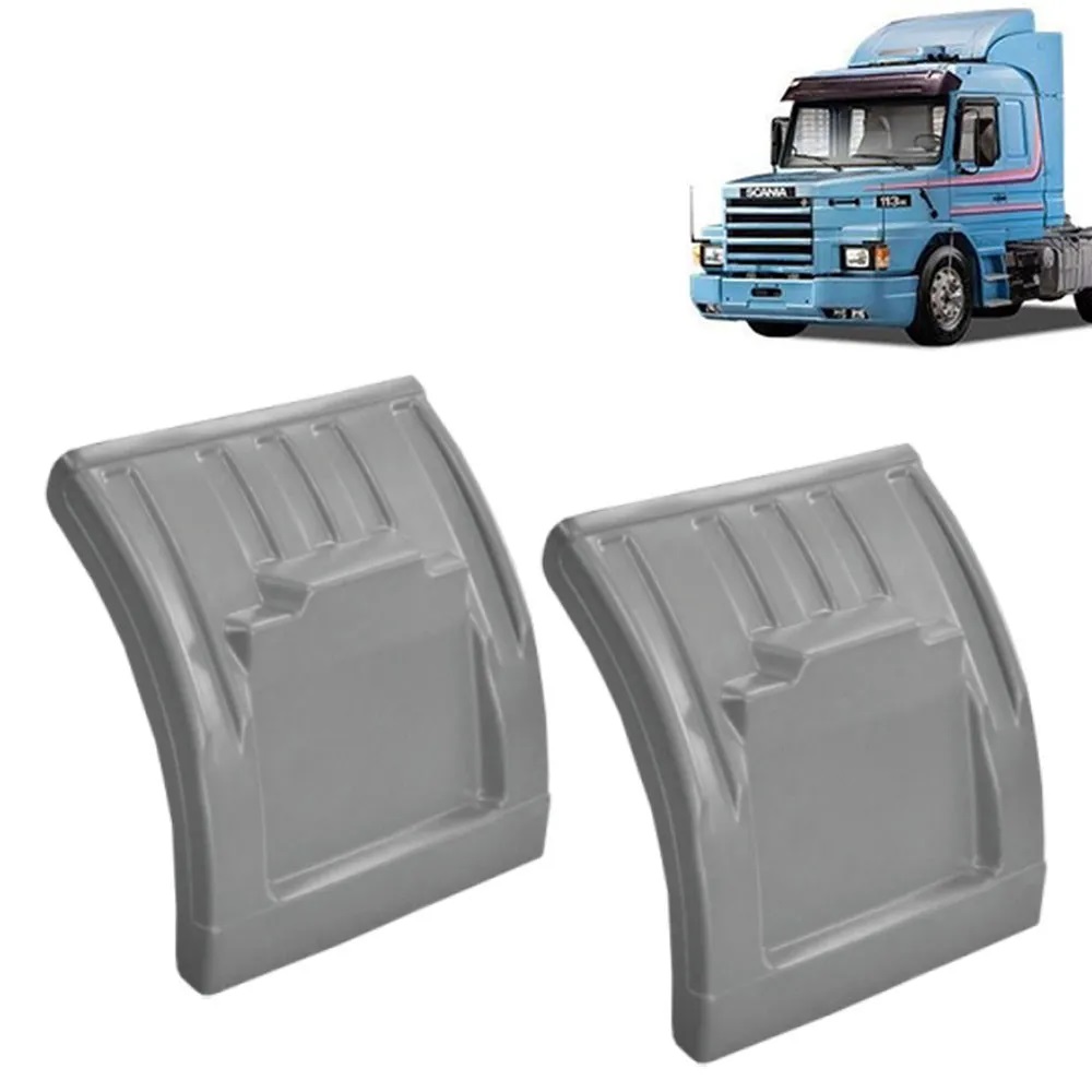 Par Meio Paralama Tração Caminhão Scania 112, 113 Dianteiro - Direitou ou Esquerdo (Cinza) Par Meio Paralama Tração Caminhão Scania 112, 113 Dianteiro - Direitou ou Esquerdo (Cinza)