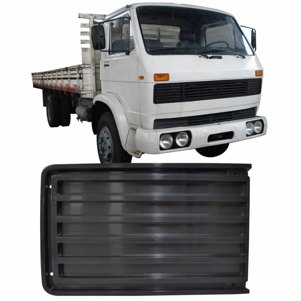 Moldura Farol Caminhão Volkswagen 11.130 1981 a 1986 Fechado Lado Direito
