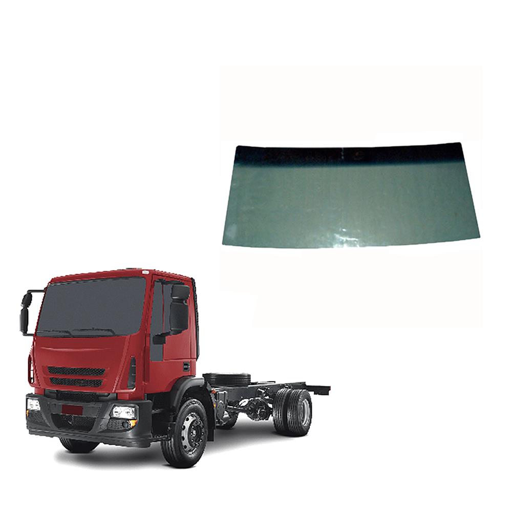 Parabrisa Caminhão Iveco Eurocargo, Cavalino, Cursor, Tector - Verde com Faixa Azul