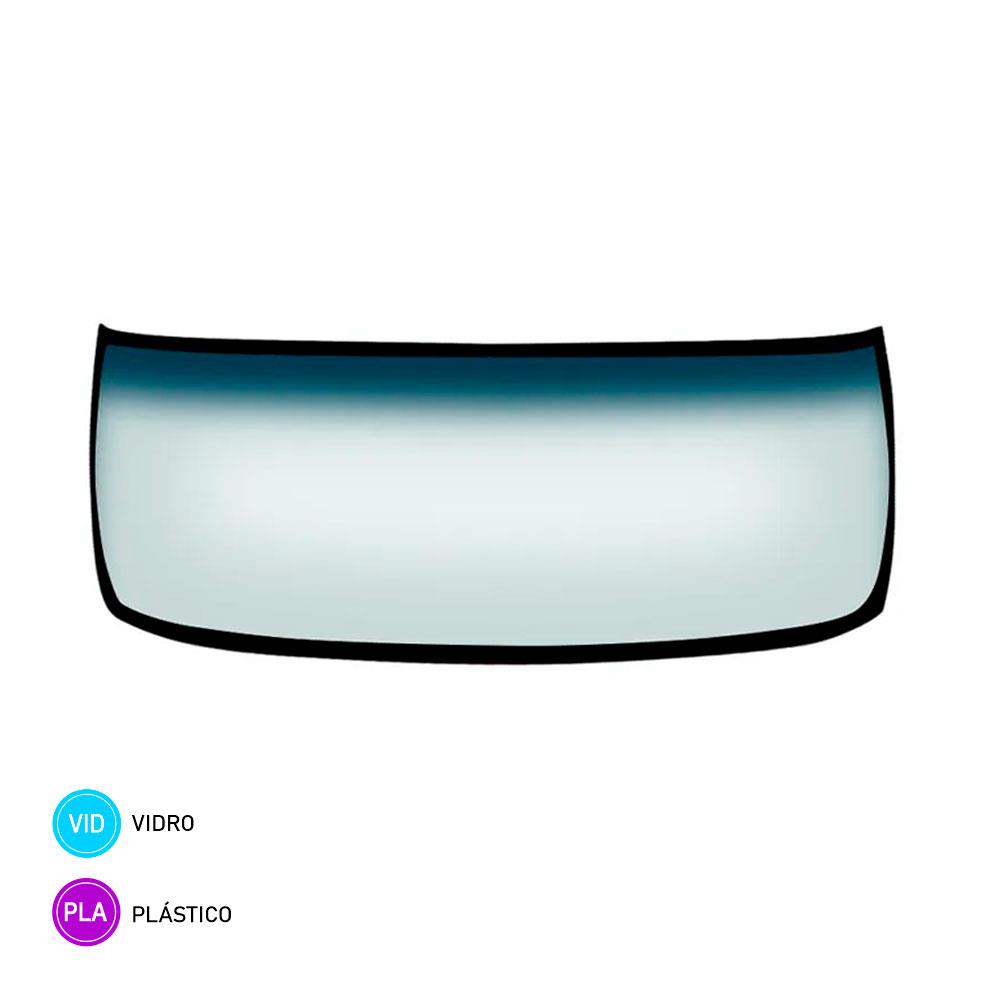 Parabrisa Caminhão Iveco Stralis, Eurotech - Verde com Faixa Azul