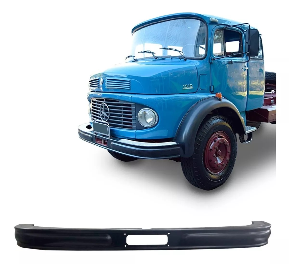 Parachoque Dianteiro Mb 1519 72/82 Antiga - 3448800570