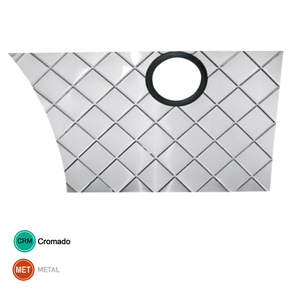 Par Polaina Estribo Caminhão Mercedes-Benz 1113 2213, 1982 a 1988 Com Furo