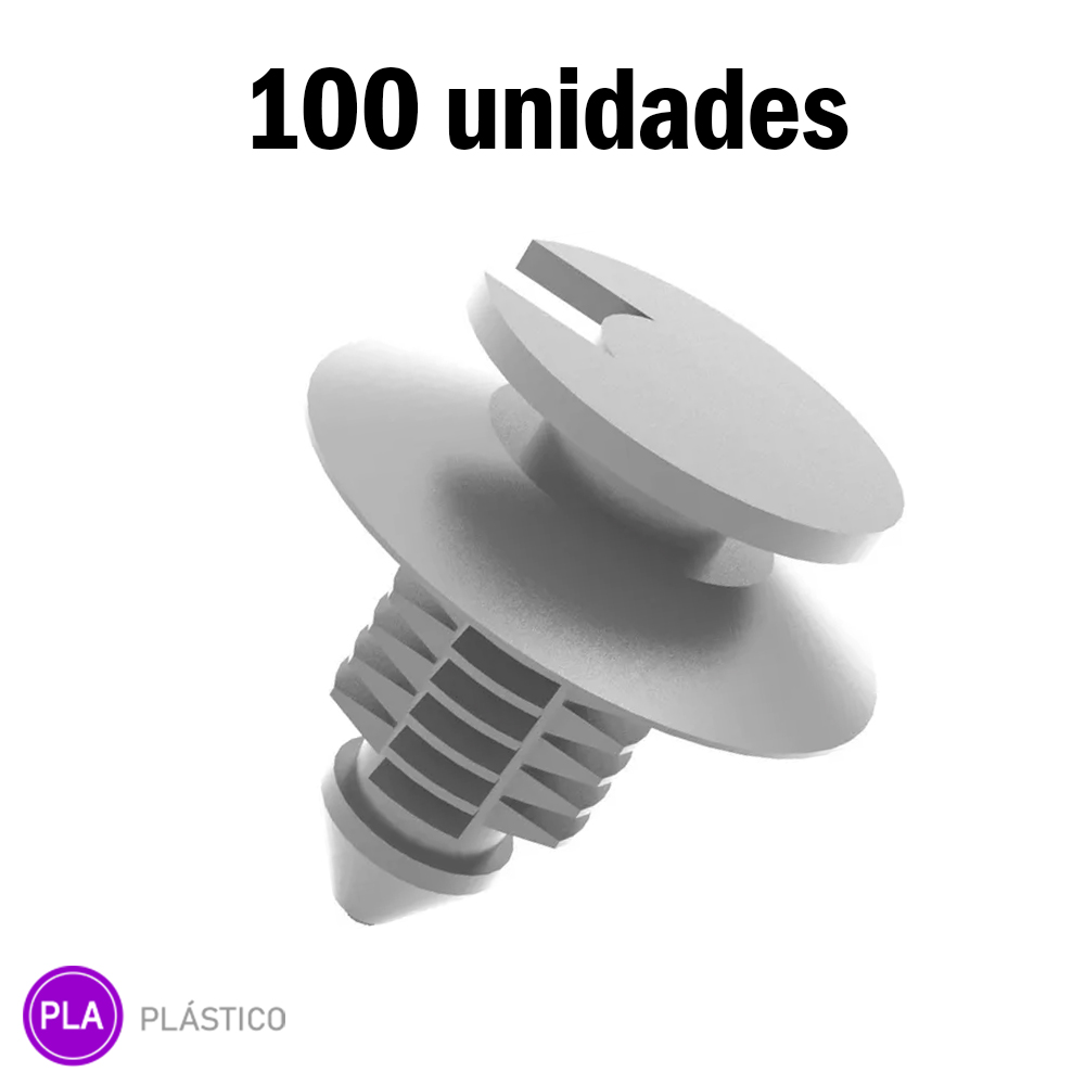 Kit 100 Presilhas Forro Porta Volkswagen Após 1981 - Todos - T00867299