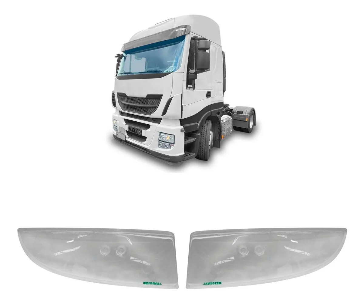 Par Protetor Farol Milha Caminhão Iveco Stralis de 2008 até 2020 - Fabbof