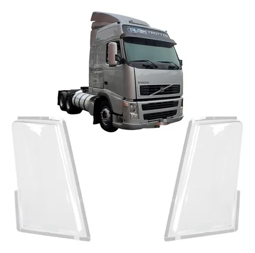 Par Protetor Farol Camihão Volvo FH 2005 até 2009 - Cristal
