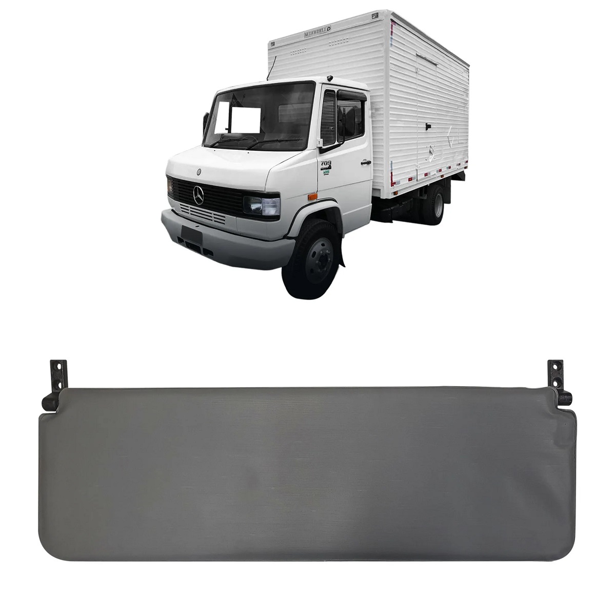 Quebra Sol Interno Mb 1618 89/95 55Cm - Cinza - 6888107010