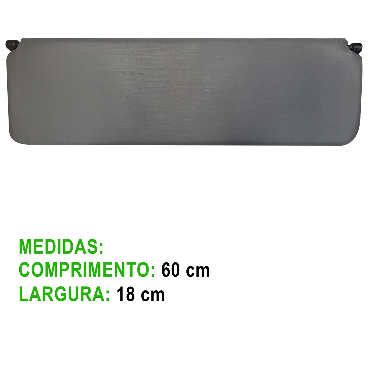 Quebra Sol Interno Mb 1618 89/95 60Cm - Cinza - 3848107010